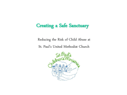Creating a Safe Sanctuary