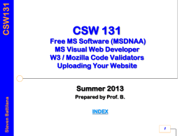 Introduction to CSC110
