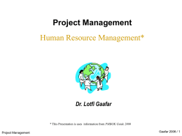 Intorduction to Project Management