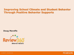 Improving School Climate and Student Behavior - Ala-CASE