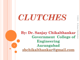 Clutch - Government College of Engineering, Aurangabad