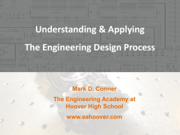 BEST & The Engineering Design Process
