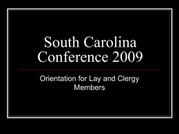 South Carolina Conference 2009