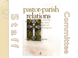 Pastor/Staff-Parish Relations Committee