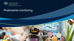 Postmarket monitoring - Therapeutic Goods Administration (TGA)