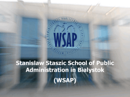 Wyższa Szkoła Administracji Publicznej w Białymstoku