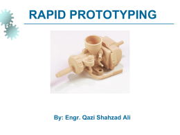 RAPID PROTOTYPING - Mechanical Engineering