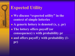 Expected Utility