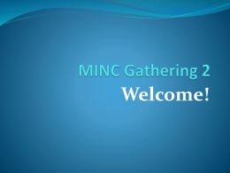 MINC Gathering 2