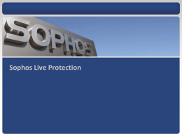 Sophos Live Protection
