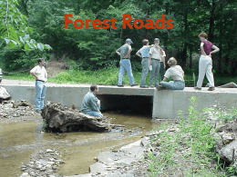 Forest Roads - Welcome to Purdue University