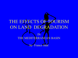 Effect of tourism on land degradation