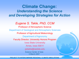 PowerPoint Presentation - Global Change Curricula and