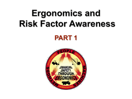 Ergonomic Risk Factor Awareness