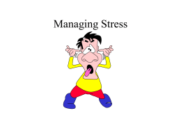 Managing Stress - T & T Training Ltd