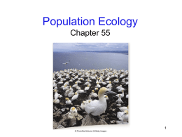 Population Ecology Chapter 55