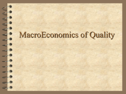 Economics of Quality
