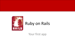 Ruby on Rails - Jacksonville University