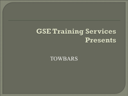 GSE Training Services Presents