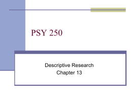 PSY 361 - Jennifer Vonk