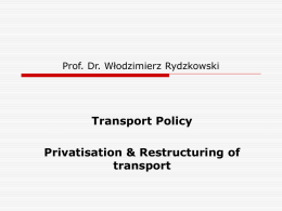 Prof. Dr. Włodzimierz Rydzkowski