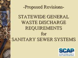 -Proposed Revisions- STATEWIDE GENERAL WASTE …