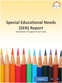 LOCAL OFFER FOR SPECIAL EDUCATIONAL NEEDS AND …