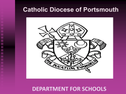 PART ONE - Portsmouth Diocese