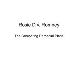 Rosie D v. Romney