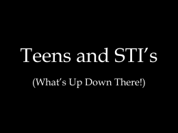 Teens and STD’s