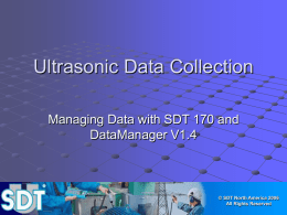 Ultrasonic Data Collection