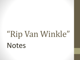 Rip Van Winkle”