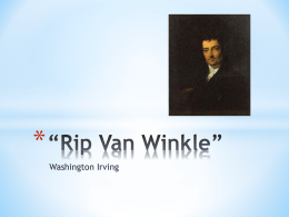 Rip Van Winkle”