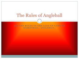 The Rules of angleball