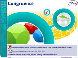 Congruence - Boardworks