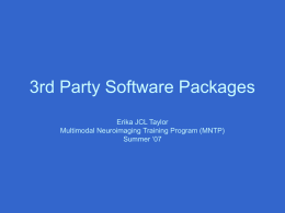 3rd Party Software Packages