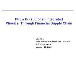 Physical Through Financial Supply Chain &ndash; Bumper Sticker