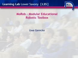 MoRob – Modular Educational Robotic Toolbox