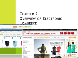 Chapter 2 Overview of Electronic Commerce