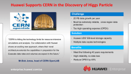 Huawei Enterprise Product Presentation to High
