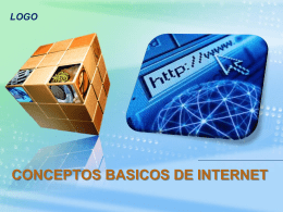 CONCEPTOS BASICOS DE INTERNET