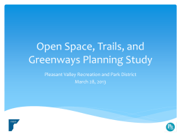 Open Space, Trails, and Greenways Planning Study