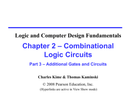 Chapter 2 - Part 1 - PPT - Mano & Kime - 2nd Ed