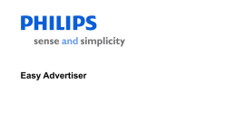 Philips PowerPoint template Guidelines for presentations