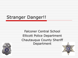 Stranger Danger PowerPoint