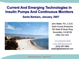 PowerPoint Presentation - Advanced Pump And Monitor