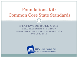 Foundations Kit: Common Core State Standards