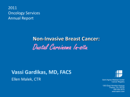 Breast Cancer: Ductal Carcinoma In-Situ