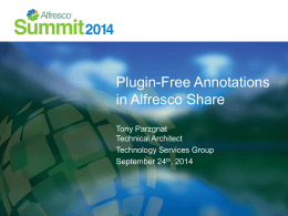 Plugin-Free Annotations in Alfresco Share