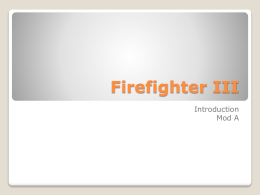 Firefighter III